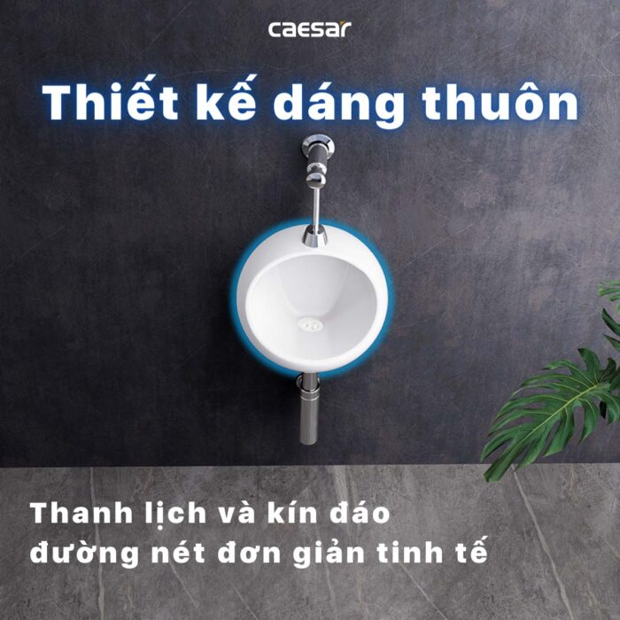Bồn tiểu nam CAESAR U0210 treo tường - Ảnh 10