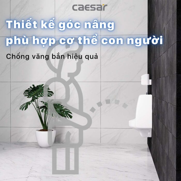 Bồn tiểu nam CAESAR U0230 treo tường - Ảnh 7