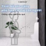 Bồn tiểu nam CAESAR U0296 đặt sàn - Ảnh 7
