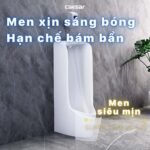 Bồn tiểu nam CAESAR U0296 đặt sàn - Ảnh 8