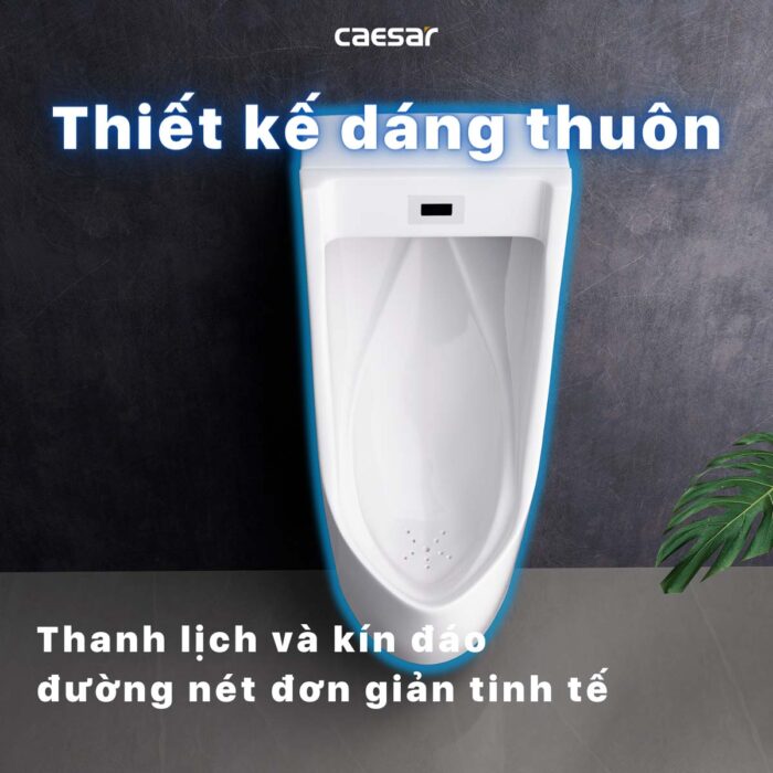 Bồn tiểu nam CAESAR UA0283 cảm ứng treo tường - Ảnh 10