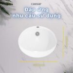 Chậu lavabo âm bàn CAESAR L5115 - Ảnh 11