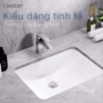 Chậu lavabo âm bàn CAESAR L5125 - Ảnh 7
