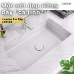 Chậu lavabo âm bàn CAESAR LF5130