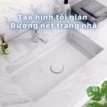 Chậu lavabo âm bàn CAESAR LF5130 - Ảnh 8
