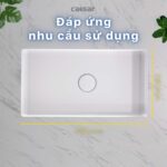 Chậu lavabo âm bàn CAESAR LF5130 - Ảnh 12