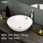 Chậu lavabo đặt bàn CAESAR L5215 - Ảnh 8