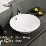 Chậu lavabo đặt bàn CAESAR L5222 - Ảnh 9