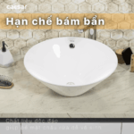 Chậu lavabo đặt bàn CAESAR L5222 - Ảnh 8