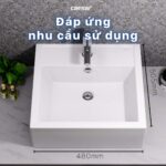 Chậu lavabo đặt bàn CAESAR LF5236 - Ảnh 12