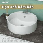 Chậu lavabo đặt bàn CAESAR LF5240 - Ảnh 11