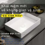 Chậu lavabo đặt bàn CAESAR LF5254 - Ảnh 4