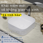 Chậu lavabo đặt bàn CAESAR LF5256 - Ảnh 3