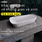 Chậu lavabo đặt bàn CAESAR LF5260 - Ảnh 3