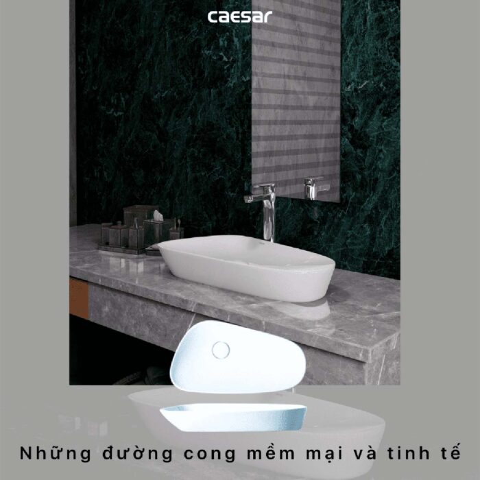 Chậu lavabo đặt bàn CAESAR LF5260 - Ảnh 11