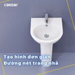 Chậu lavabo treo tường CAESAR L2140 - Ảnh 8