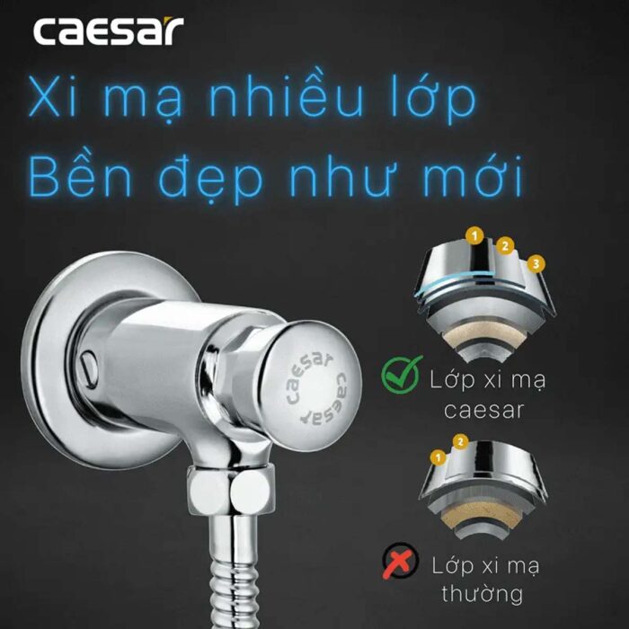 Van xả tiểu CAESAR BF410 nhấn - Ảnh 5