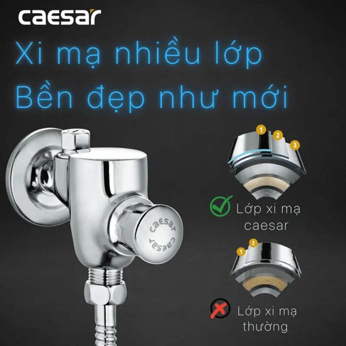 Van xả tiểu CAESAR BF412G nhấn - Ảnh 5