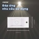 chậu lavabo đặt bàn CAESAR LF5239S treo tường - Ảnh 5