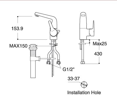 Vòi chậu lavabo American Standard La Vita WF-0501