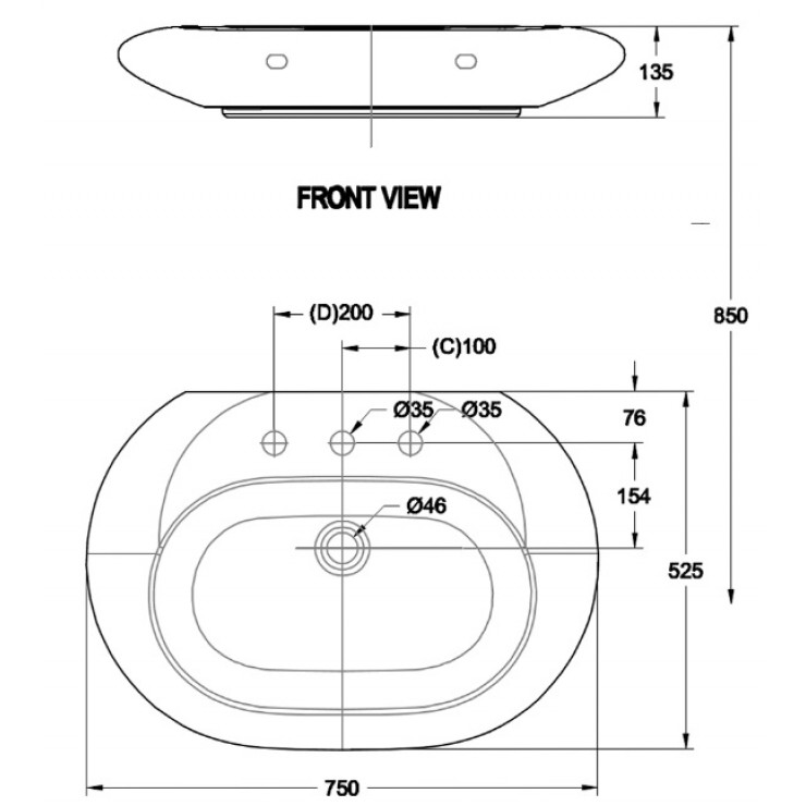 AMERICAN STANDARD WP-F640 IDS Natural - Chậu lavabo đặt bàn 1 AMERICAN STANDARD WP-F640 IDS Natural - Chậu lavabo đặt bàn