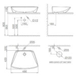 Bản-vẽ-kĩ-thuật-chậu-lavabo-VIGLACERA-CD17-đặt-bàn