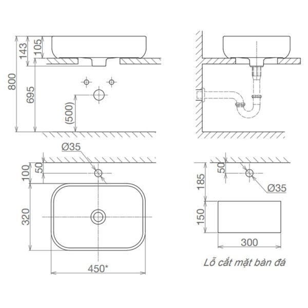 Bản-vẽ-kĩ-thuật-chậu-lavabo-VIGLACERA-V25-đặt-bàn