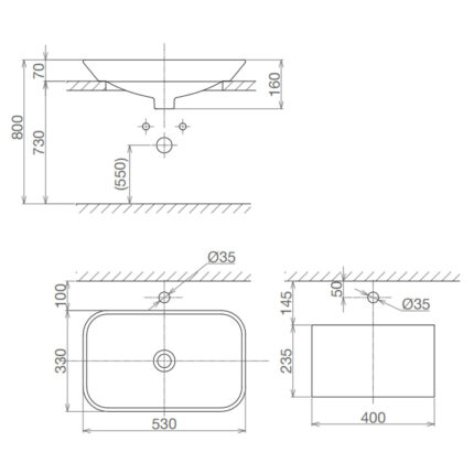 Bản-vẽ-kĩ-thuật-chậu-lavabo-VIGLACERA-V28-đặt-bàn