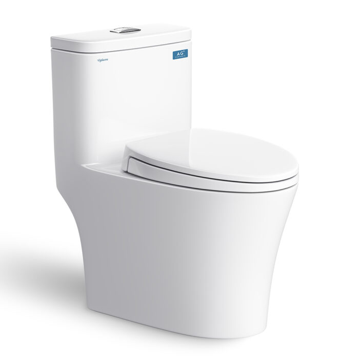 Bồn cầu 1 khối VIGLACERA V63 nắp êm (2)