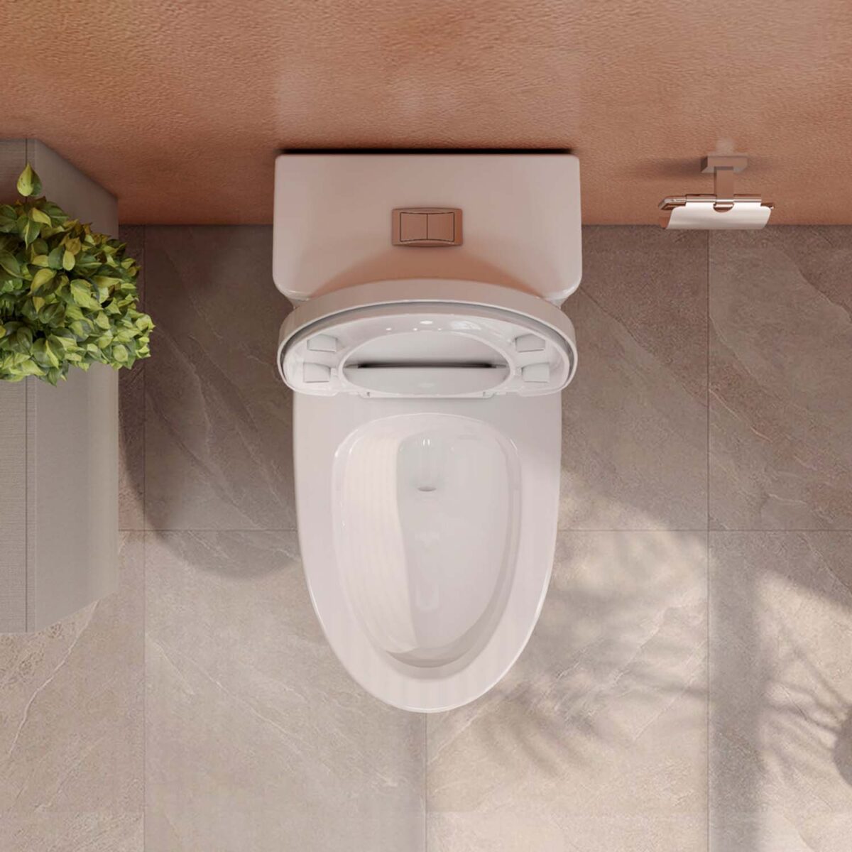 Bồn cầu 1 khối VIGLACERA V72 nắp êm - Ảnh 5