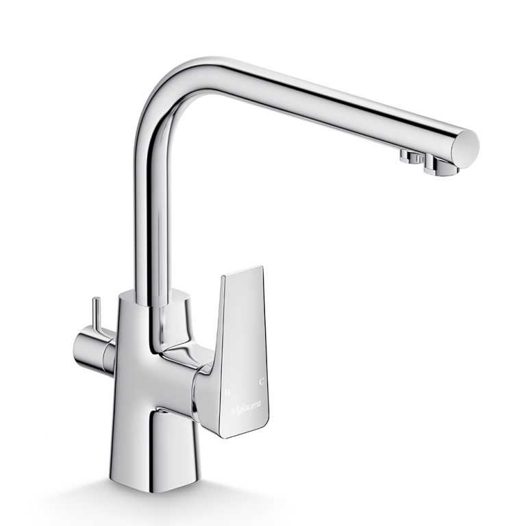 Vòi rửa bát VIGLACERA VG713 nóng lạnh 3 đường nước