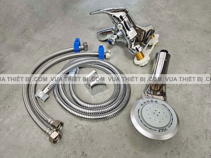 hình ảnh thực tế Vòi lavabo VIGLACERA VG326 kèm sen tắm nóng lạnh