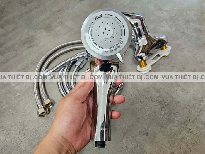 hình ảnh thực tế Vòi lavabo VIGLACERA VG326 kèm sen tắm nóng lạnh