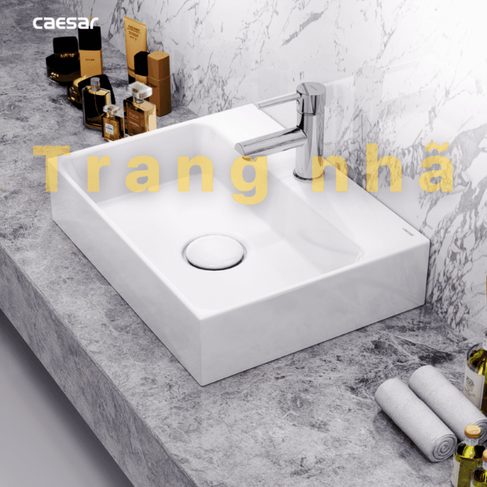 Chậu lavabo đặt bàn CAESAR LF5259 - Ảnh 6