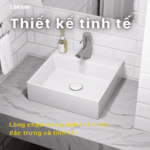 Chậu lavabo đặt bàn CAESAR LF5257 - Ảnh 17
