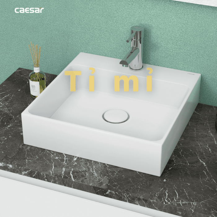 Chậu lavabo đặt bàn CAESAR LF5255 - Ảnh 5