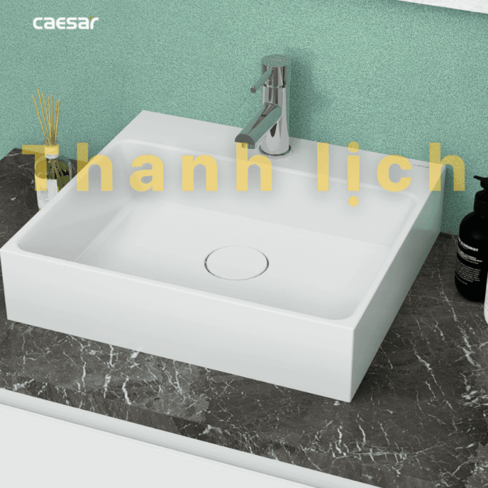 Chậu lavabo đặt bàn CAESAR LF5257 - Ảnh 5