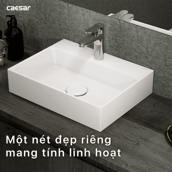 Chậu lavabo đặt bàn CAESAR LF5259 - Ảnh 13