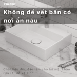 Chậu lavabo đặt bàn CAESAR LF5259 - Ảnh 14
