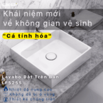 Chậu lavabo đặt bàn CAESAR LF5255 - Ảnh 8