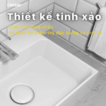 Chậu lavabo đặt bàn CAESAR LF5255 - Ảnh 17