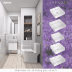 Chậu lavabo đặt bàn CAESAR LF5255 - Ảnh 19