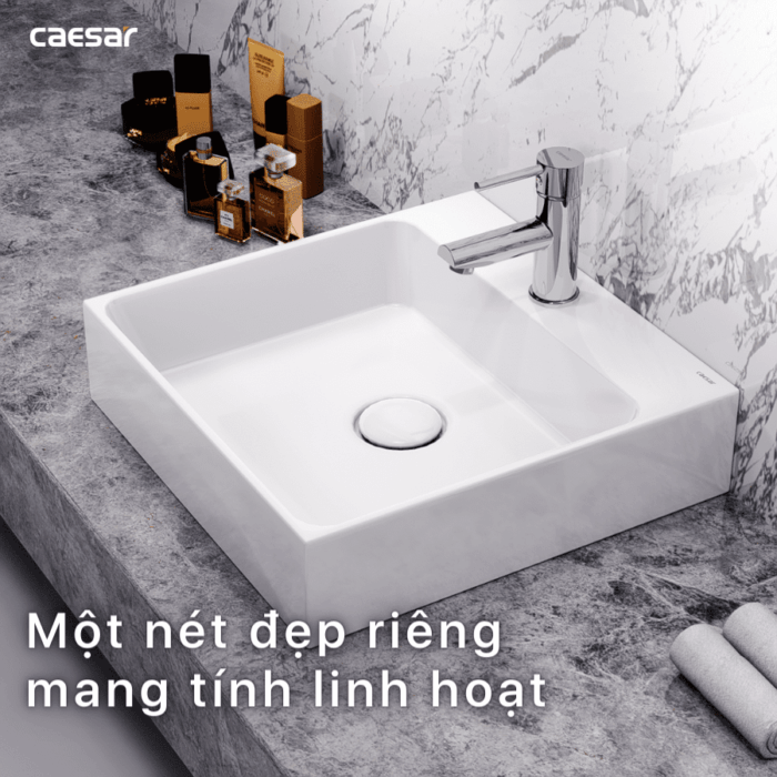 Chậu lavabo đặt bàn CAESAR LF5255 - Ảnh 13