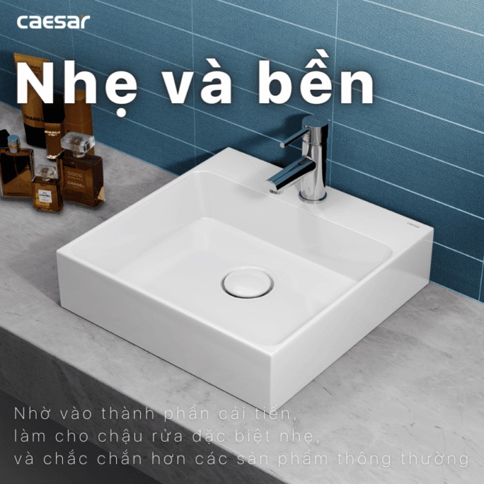 Chậu lavabo đặt bàn CAESAR LF5255 - Ảnh 15