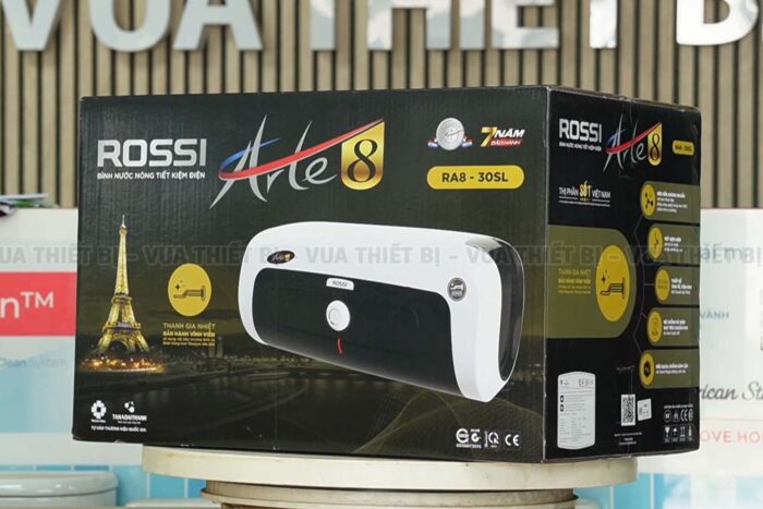 Bình nóng lạnh ROSSI ARTE8 20L lít ngang RA8 20SL gián tiếp 2500w - Ảnh 10