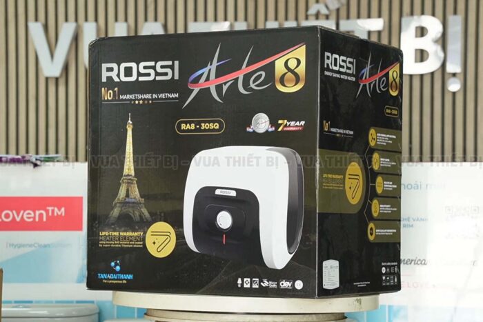 Bình nóng lạnh ROSSI ARTE8 20L lít vuông RA8 20SQ gián tiếp 2500w - Ảnh 6
