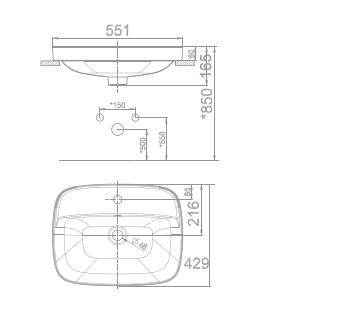 AMERICAN STANDARD WP-0420 Signature - Chậu lavabo đặt bàn 2 AMERICAN STANDARD WP-0420 Signature - Chậu lavabo đặt bàn