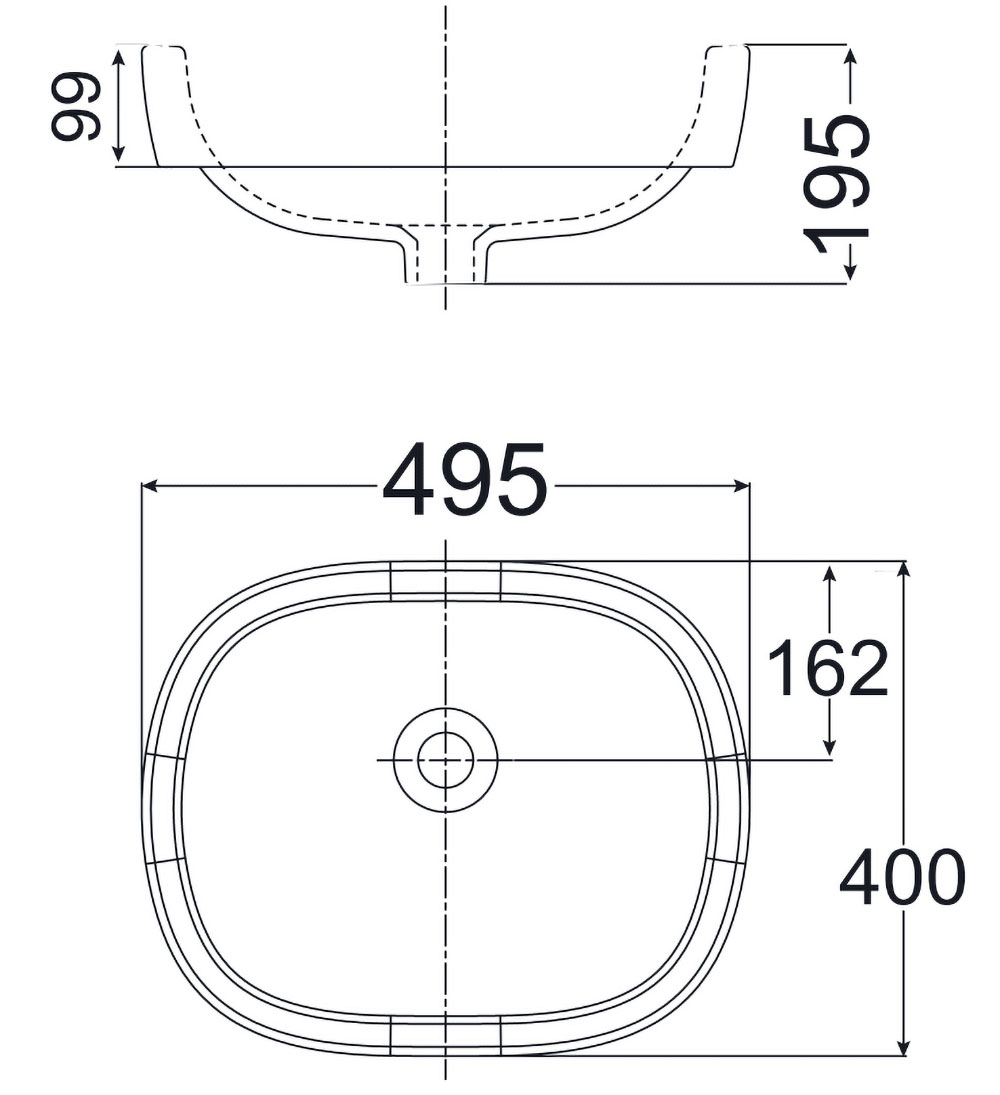 AMERICAN STANDARD WP-0626 Active - Chậu lavabo đặt bàn