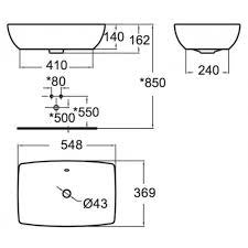 AMERICAN STANDARD WP-F650 Milano - Chậu lavabo đặt bàn
