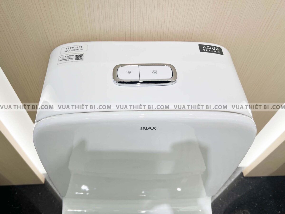 Bồn cầu 2 khối INAX AC-832VN (AC832VN) Aqua Ceramic nắp êm (1)